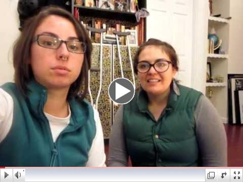 Crutchqueen Alisha Vasquez and Sins Intern Brooke Willock announce the SINS KICKSTARTER LAUNCH!