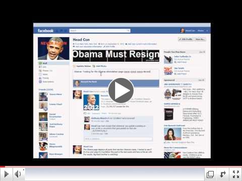 Obama Facebook Intimidation Page