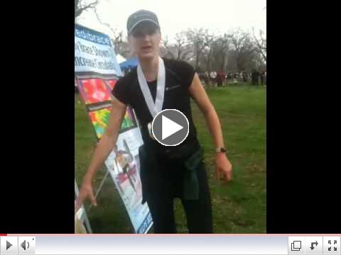 Marathon runner loves incredisocks