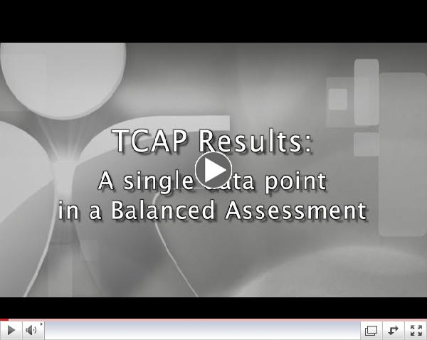 TCAP Results: A single data point in a Balanced Assessment
