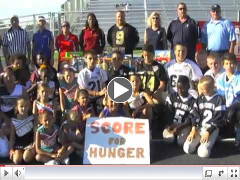 CFYFL KRAFT HUDDLE TO FIGHT HUNGER Challenge!