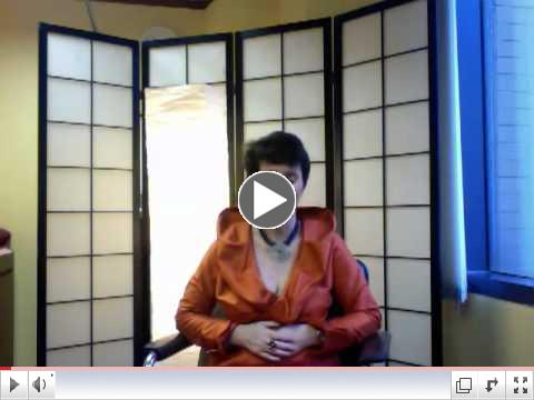 Dr Jamieson with breathing exercises to quell the 'fight or flight' stress response.