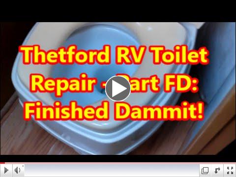 Thetford RV toilet paper repair