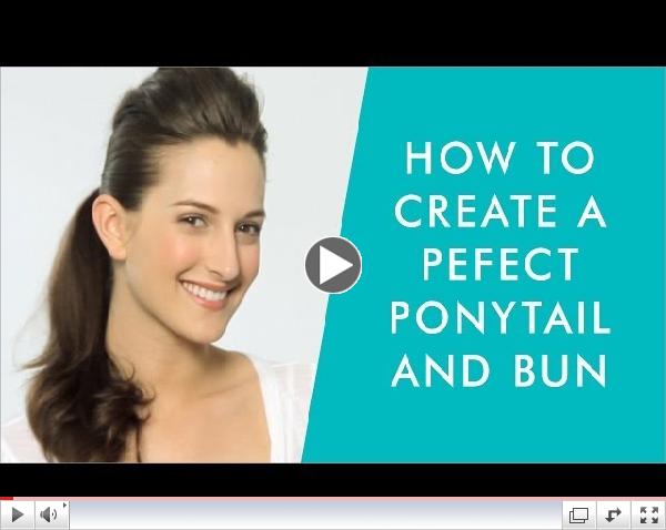 How to Create a Perfect Ponytail and Bun