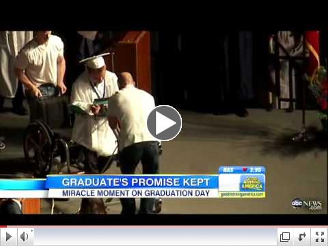 Paralyzed Teen Fulfills Vow To Walk At High School Graduation