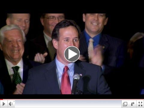 Rick Santorum Wins Missouri and Minnesota: Conservative Candidate's Full Victory Speech