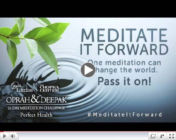 Meditate it Forward - Free Meditation - Pass it On