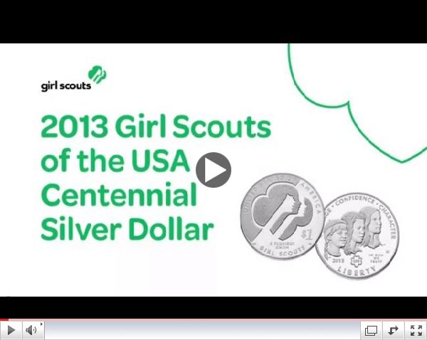 2013 Girl Scouts of the USA Centennial Silver Dollar