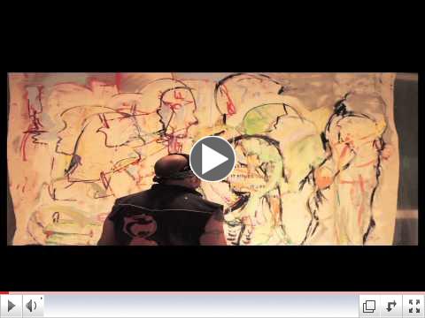 A live painting performance 