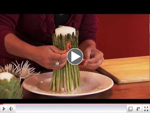 Turn Vegetables into Candleholders!
