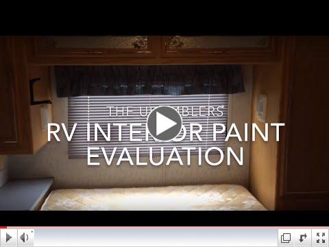 RV interior paint evaluation