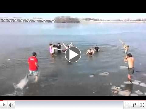 Forklift Freezers at the 2016 CCAN Polar Bear Plunge 