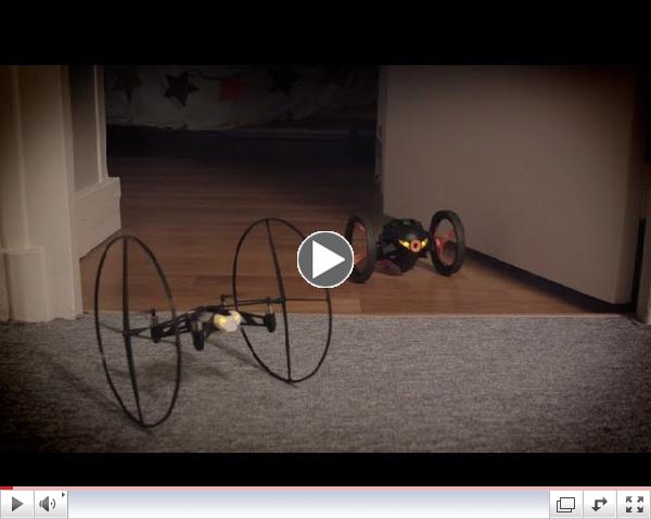 Parrot MiniDrones Jumping Sumo & Rolling Spider - Connected Toys!