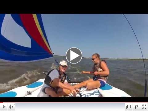 Coastal Kayak Sailing Video - see how fun sailing can be!