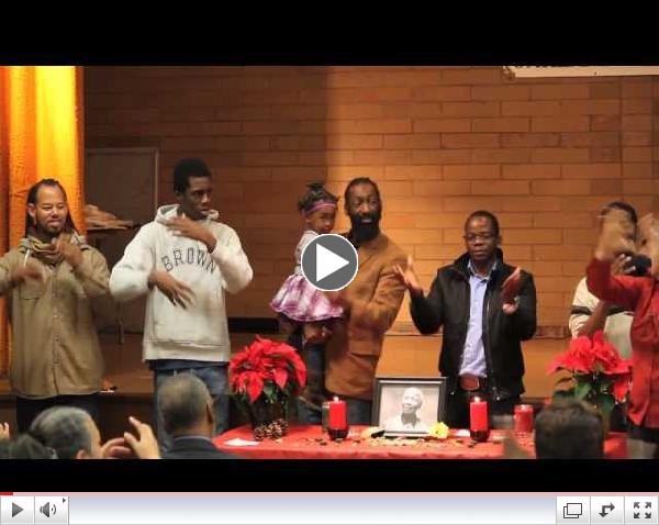 Tribute to President Nelson Mandela in Oakland California hosted by the community
