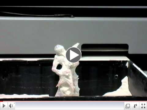 Zcorp 3D Printer making Rockband Bandmate avatars