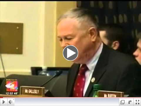 Rep. Dana Rohrabacher (R-CA) Comments During Benghazi Committee Hearing 11-15-12