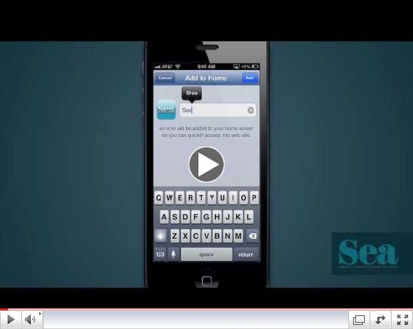 How to Add a Website Shortcut to Your iPhone Home Screen - Sea Magazine