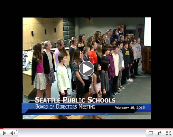 Eckstein Middle School Choir Feb 18, 2015