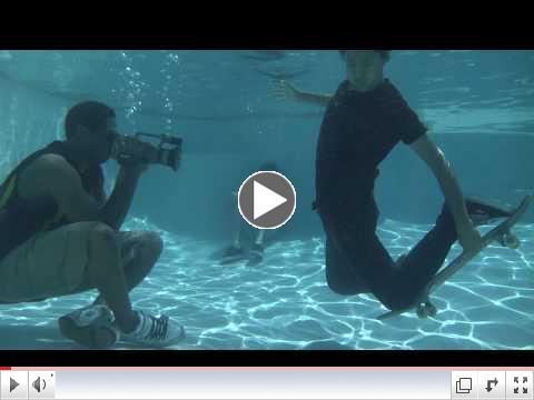 Underwater Skateboarding