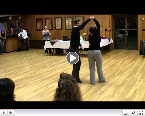 TwirlTheGirl RI Hazel and Tybaldt Ulrich WEST COAST SWING demo! 10/15/11