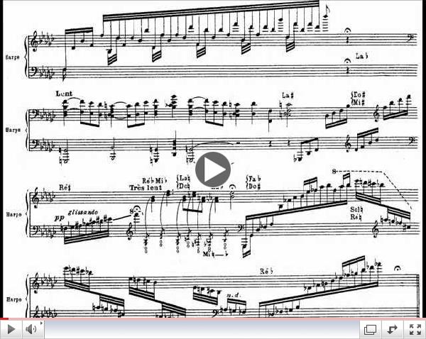 Maurice Ravel - Introduction and Allegro for Harp, String Quartet, Flute and Clarinet (WITH SCORE)