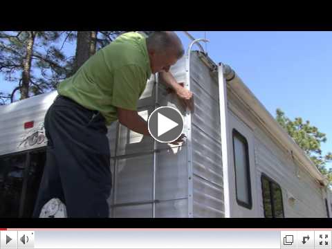 How to reseal RV corner molding