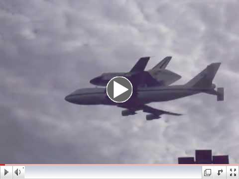 Space Shuttle Discovery at Dulles 4-18-12