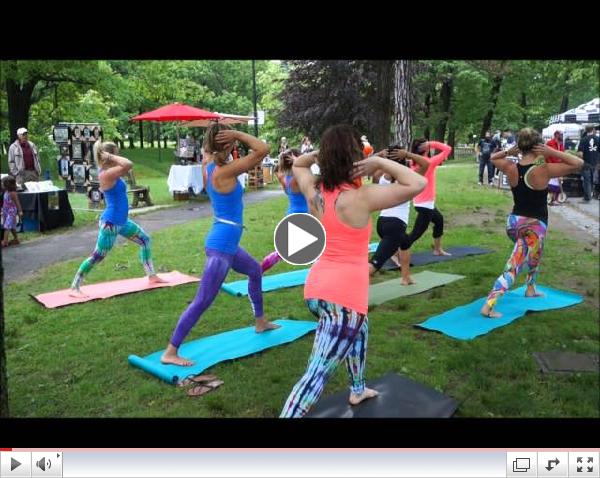 Maine YogaFest Flash Mob @ Farmer's Market