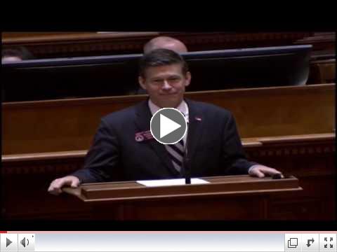 Rep Brett Harrell passes HB 204 No Fees on Property Tax Bills in Georgia House
