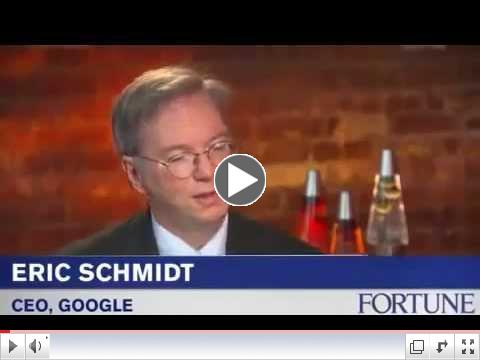 Google CEO, Eric Schmidt - 