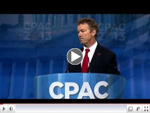 Rand Paul - CPAC 2013