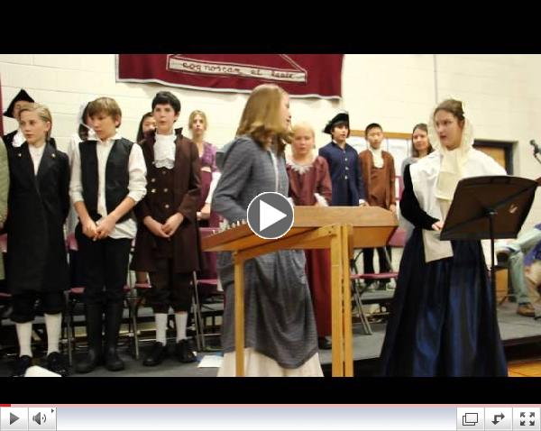 Foote Seventh Graders Sing 
