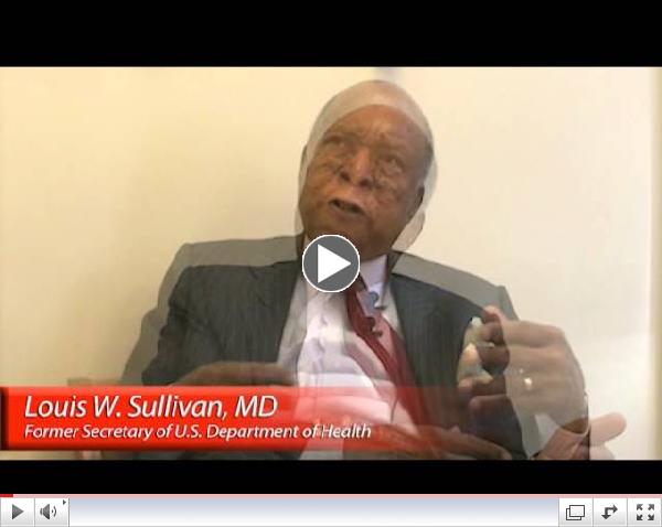An Interview with Dr. Louis Sullivan