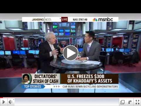 JEFFREY ROBINSON ON HOW GADDAFI  HIDES HIS MONEY - MSNBC