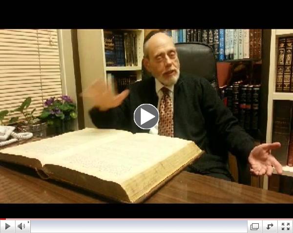 Rabbi Moshe Snow -- Chayei Sarah 5774