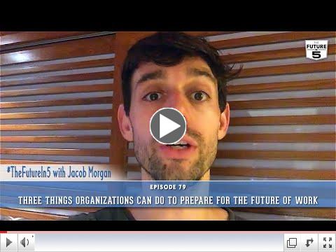'Three simple things your organization can do to prepare for the future of work'  [published Oct 2015]