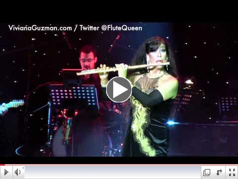 Viviana Guzman plays Lord of the Dance
