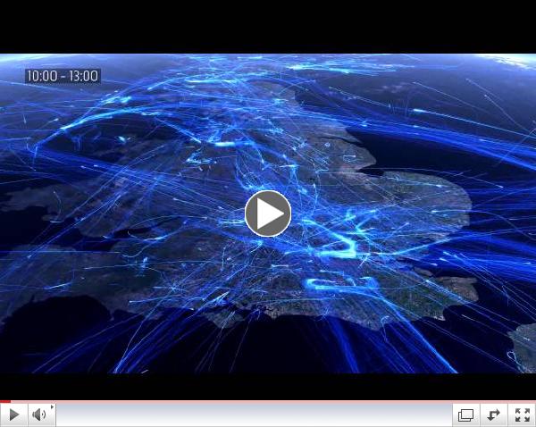 European air traffic data visualization for NATS