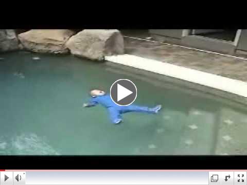 Baby Swimming Survival Video