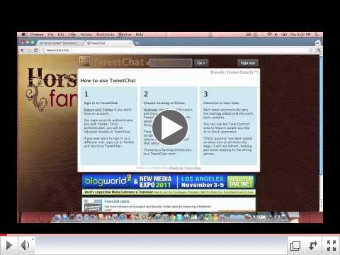 How to Use TweetChat for Twitter Chats - A Minute with Mandee #54