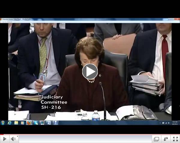 Feinstein :Legal to Hunt Humans