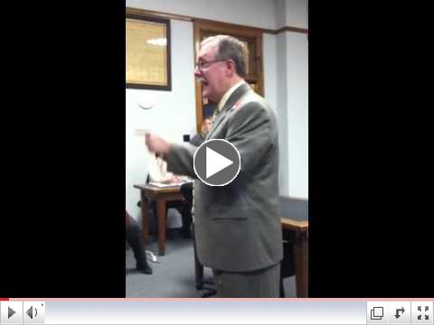 Judge Maschman invites student to participate in a mock trial