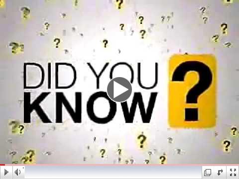 Did You Know 3.0 (Official Video Edition)