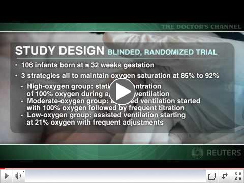 Titrated supplemental oxygen best for resuscitating preterm infants
