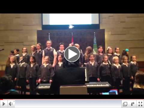 Glee Club Performs for JNF Event
