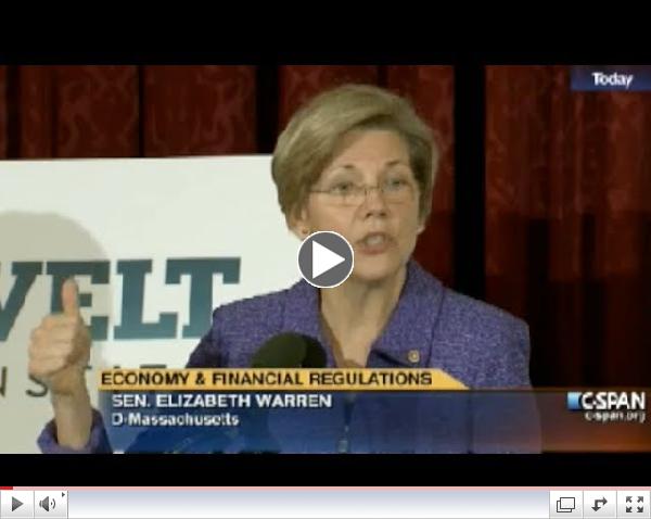 Elizabeth Warren Demands Big Bank Reform