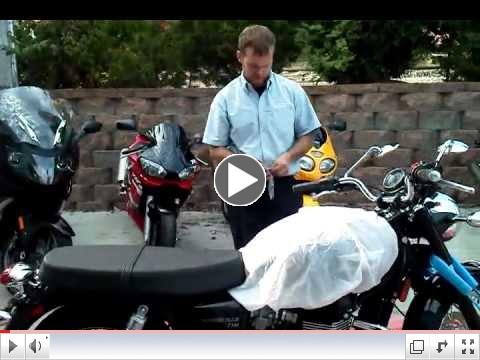 First 2013 Triumph Bonneville T-100 Black.