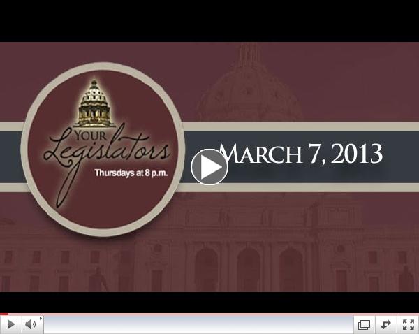 Your Legislators: March 7, 2013