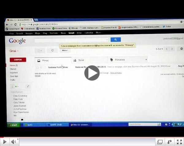Adding Business Record Daily to Gmail's primary tab